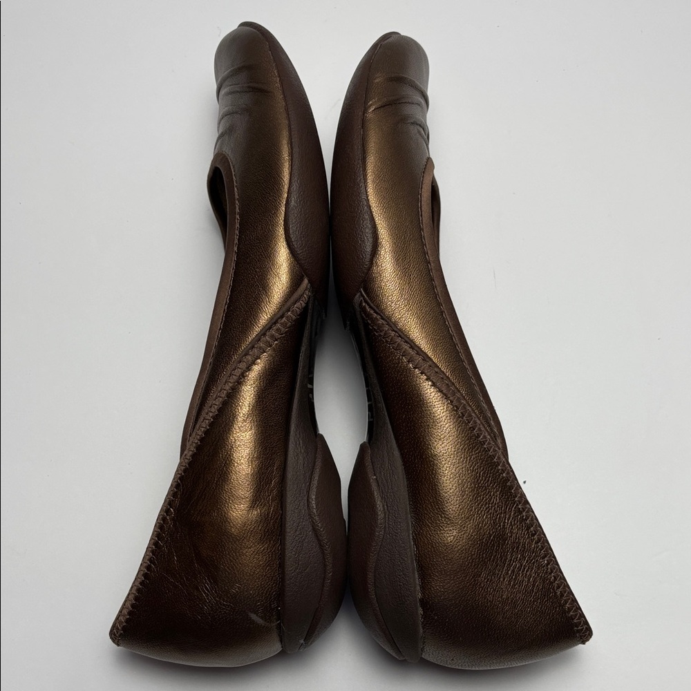 Clarks Privo Women's 6.5 Metallic Bronze Ballet Flats #0266 - Picture 9 of 12